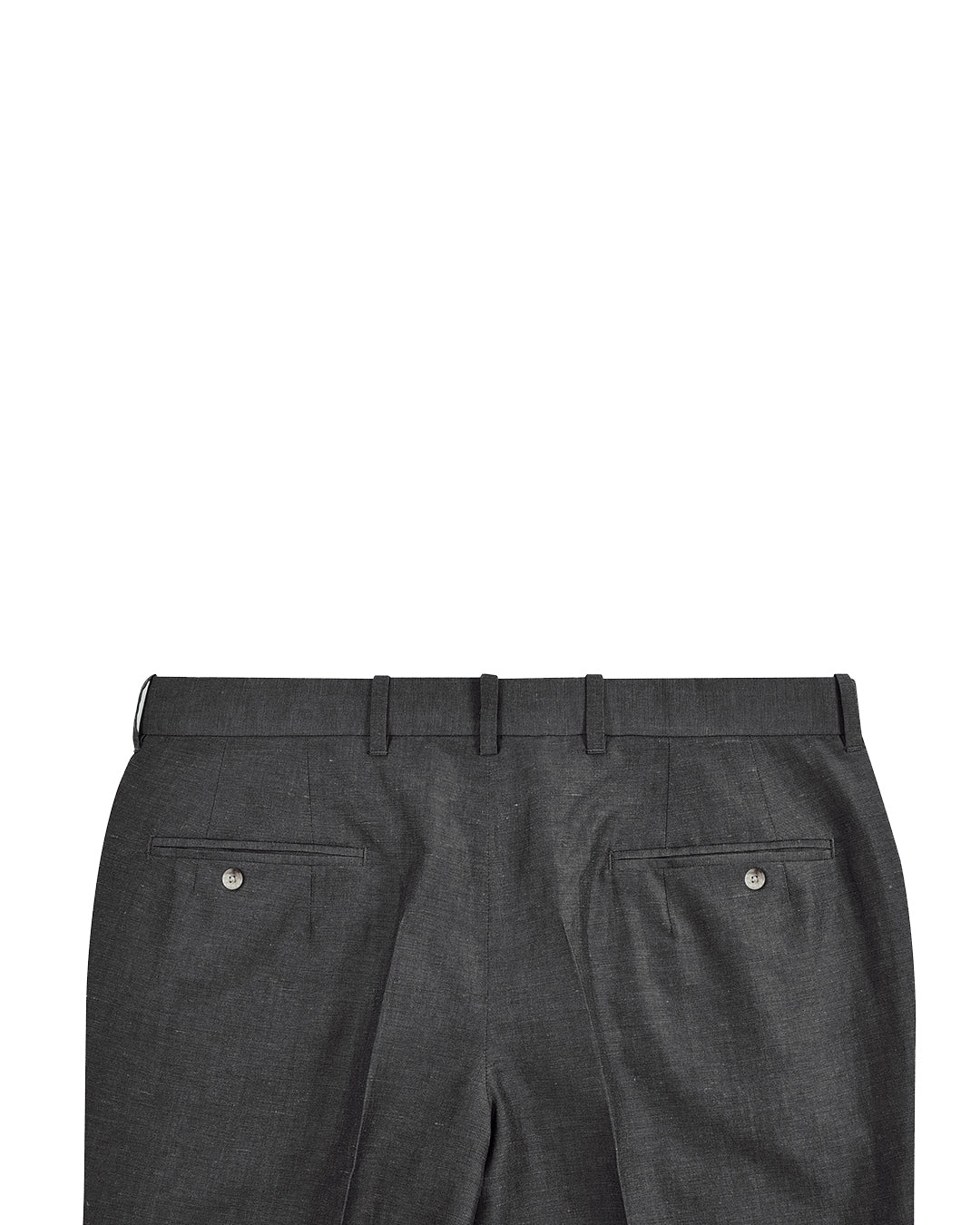 Vitale Barberis Canonico - Dark Grey Wool Linen Dress Pant