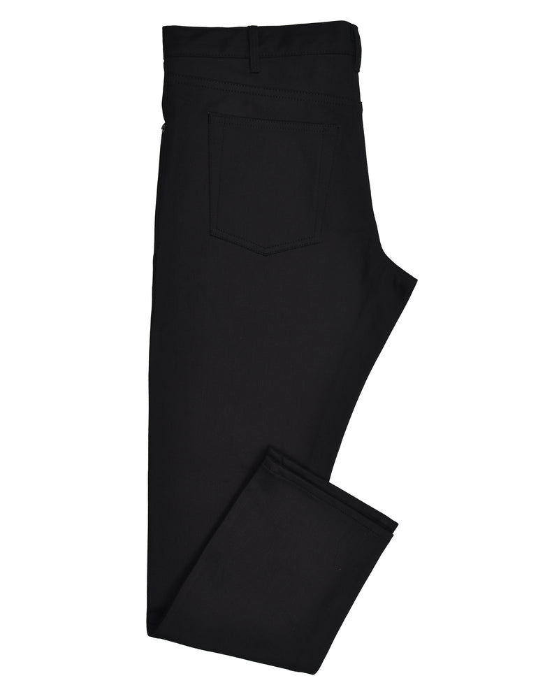 Jet Black Soft Twill Jeans