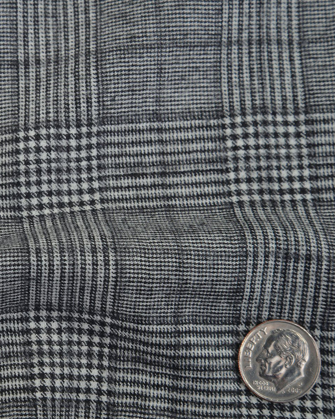 Drapers Black and White Glen Plaid Checks Suit