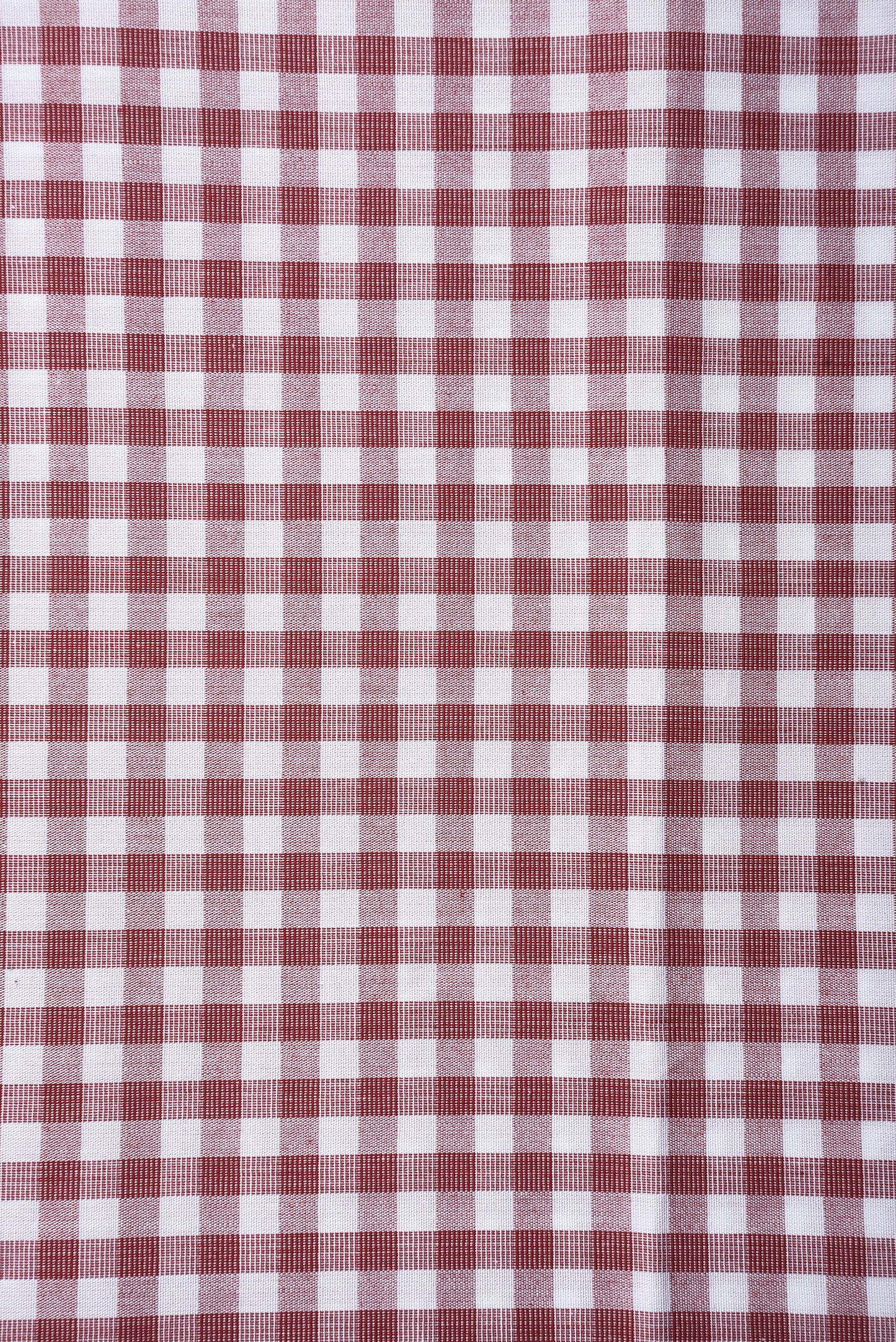 Red End on End Gingham Checks