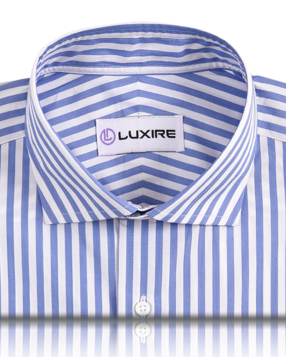 Brembana Blue White Bengal Stripes Shirt