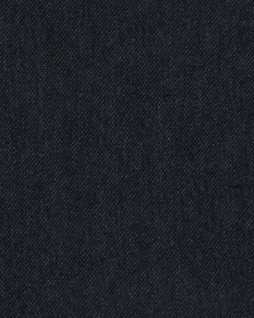 Close up fabric of the custom oxford polo shirt for men by Luxire in midnight grey