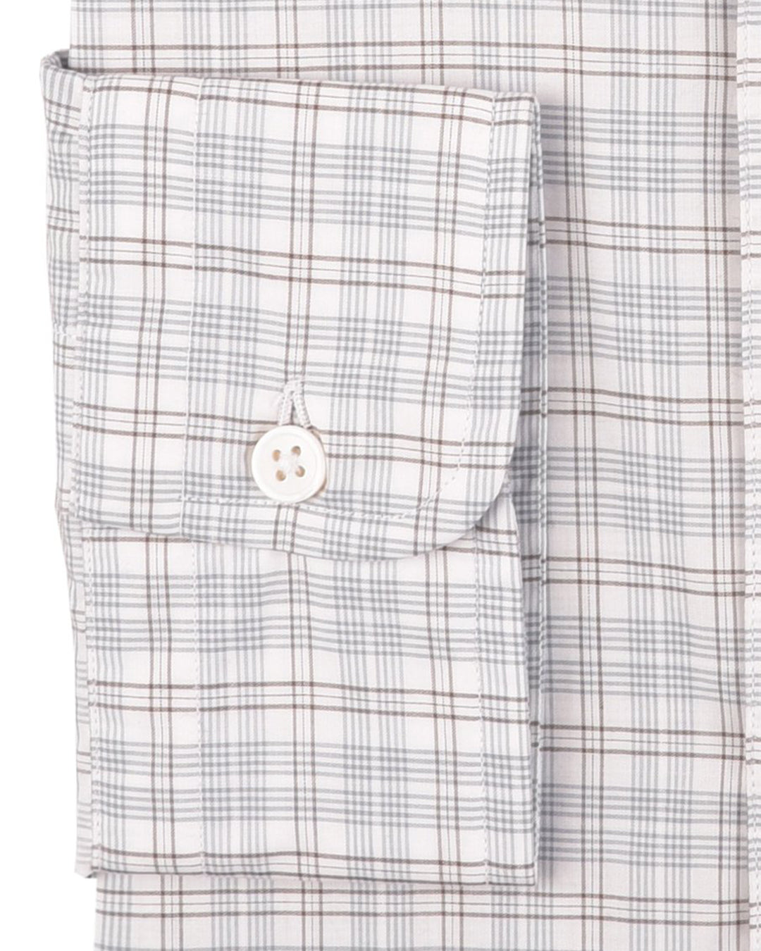 Zegna: Light Grey Pow Checks