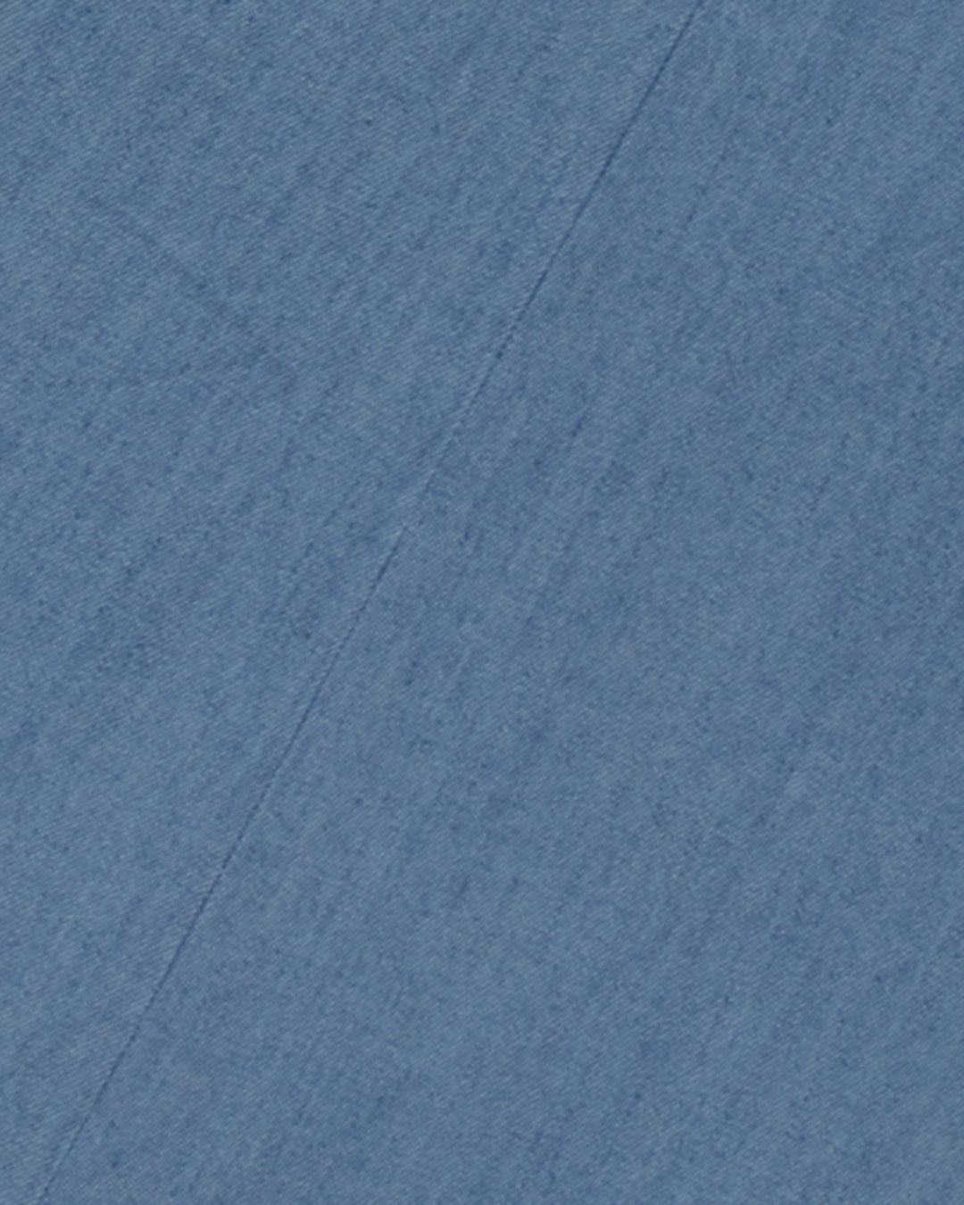 Blue Plain Cotton Pant