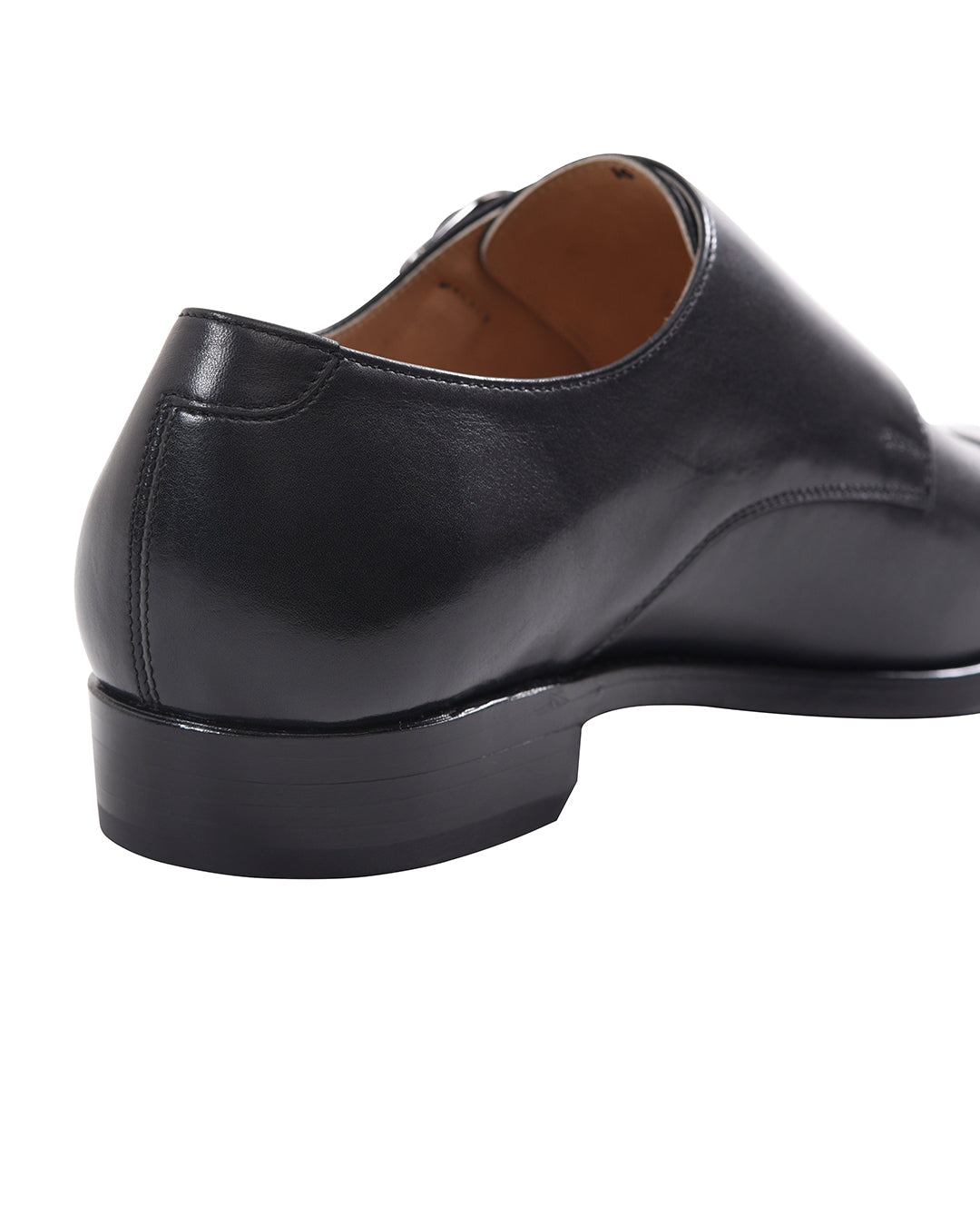 Double Monk Strap Black