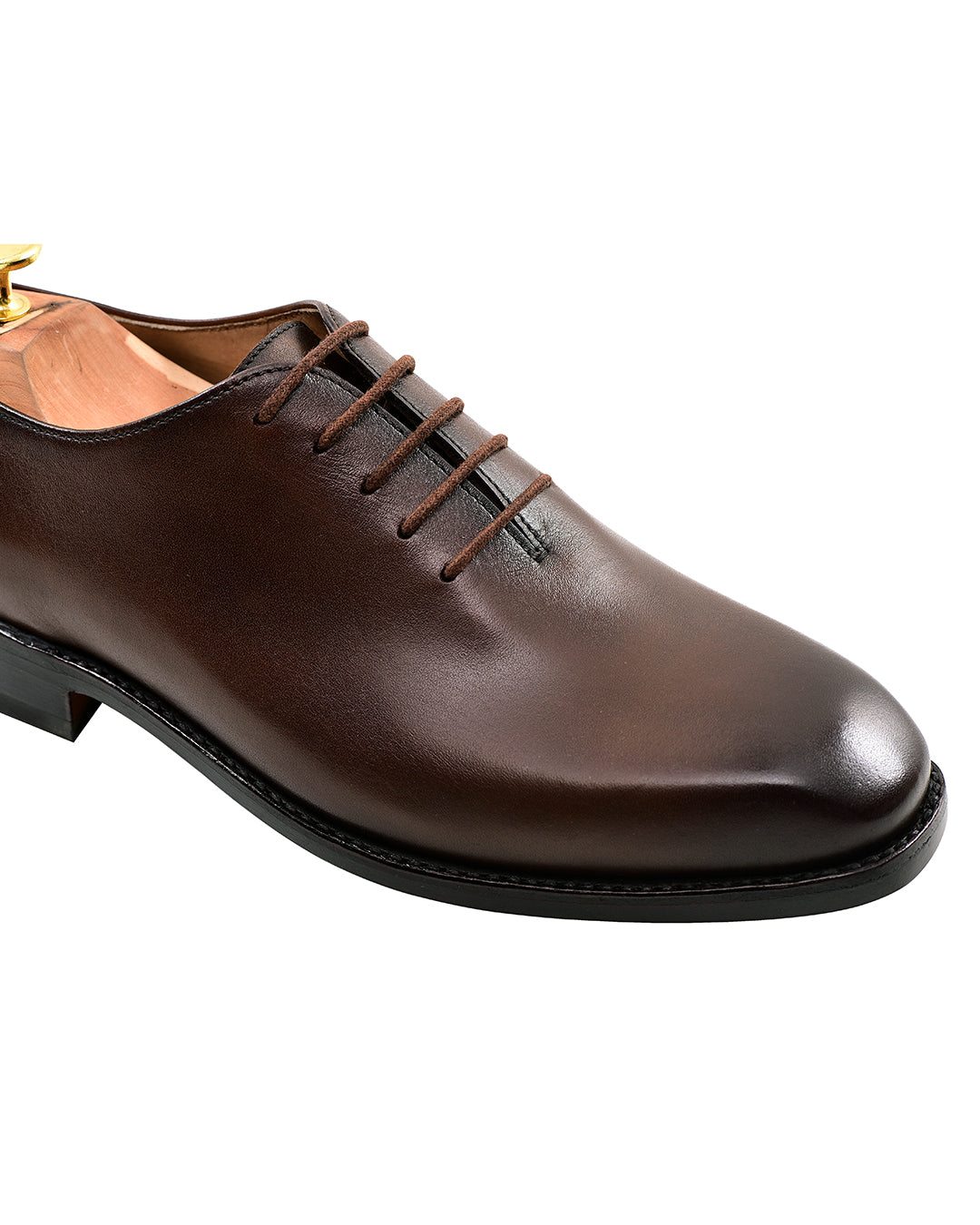 Wholecut Oxfords Brown Patina