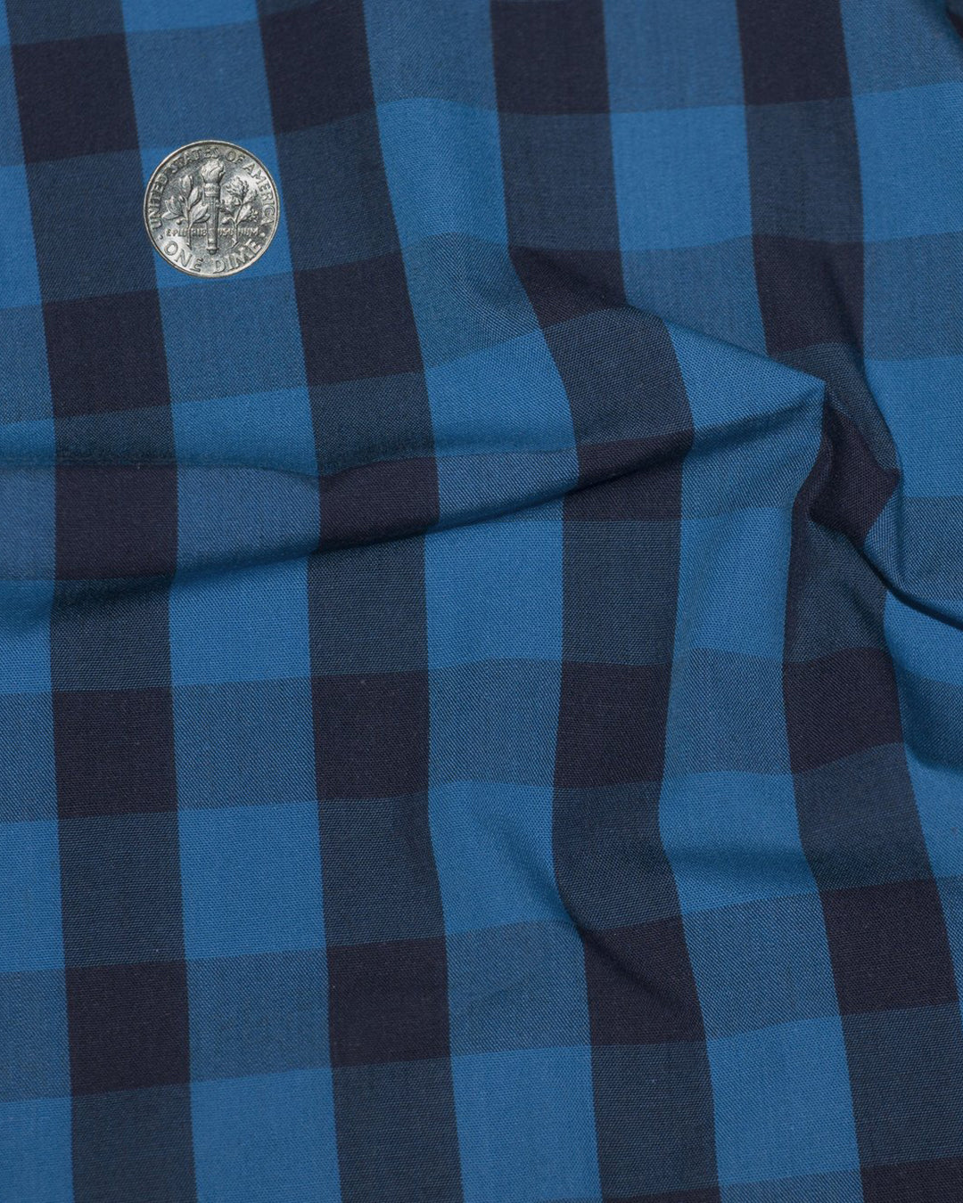 Shades of Blue Large Gingham