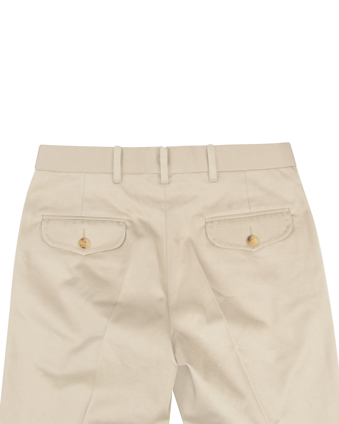 Soft Cream Cotton Twill Pant