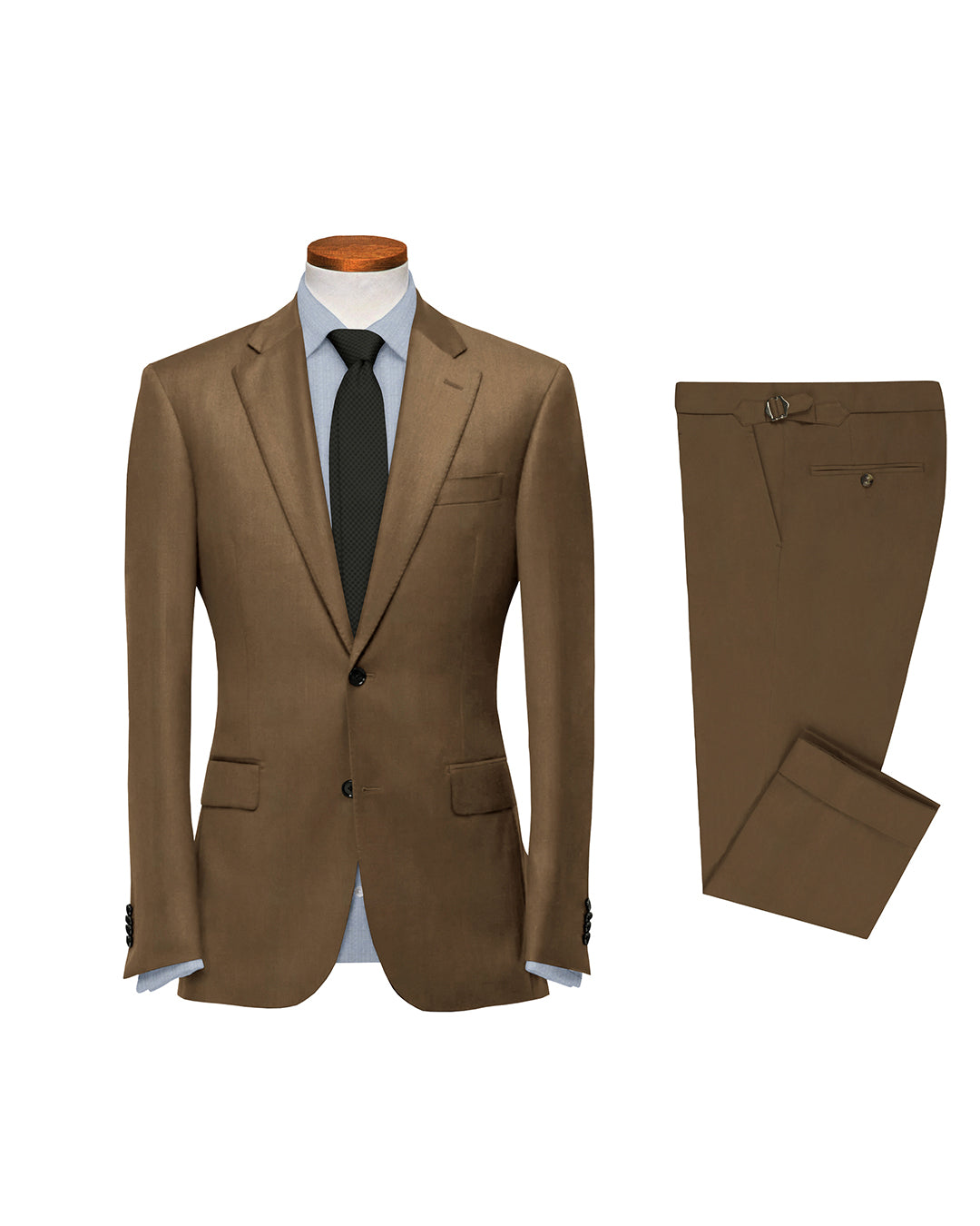 VBC: Sand Woolen Flannel Suit