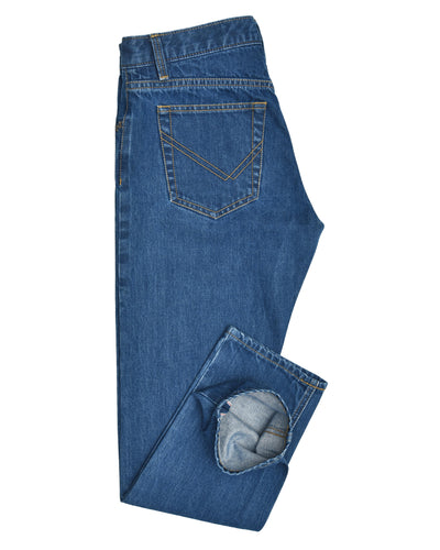 Kaihara Fade Washed Indigo Selvedge Jeans