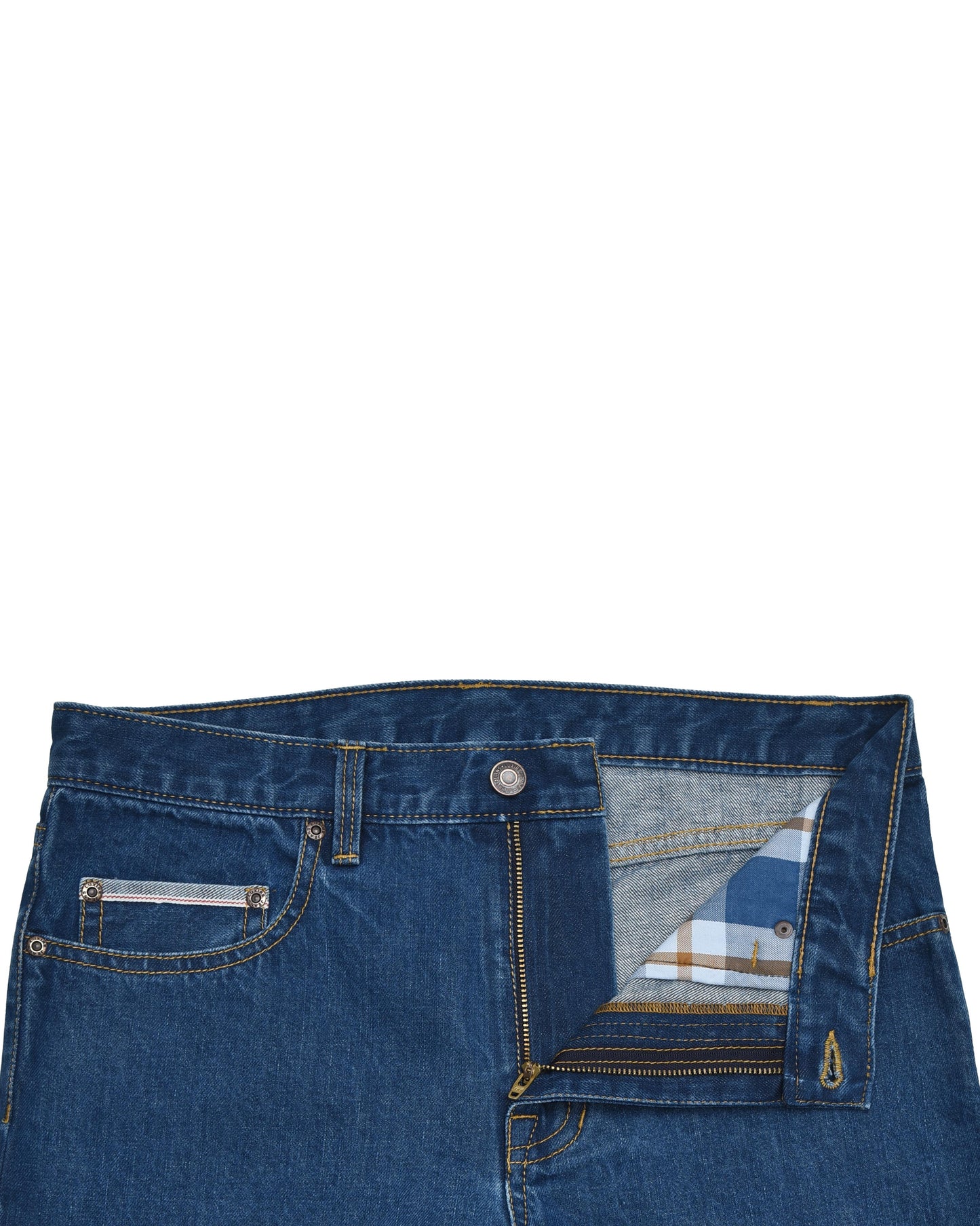 Kaihara Fade Washed Indigo Selvedge Jeans