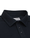EZS Aria Navy Long Sleeve Polo