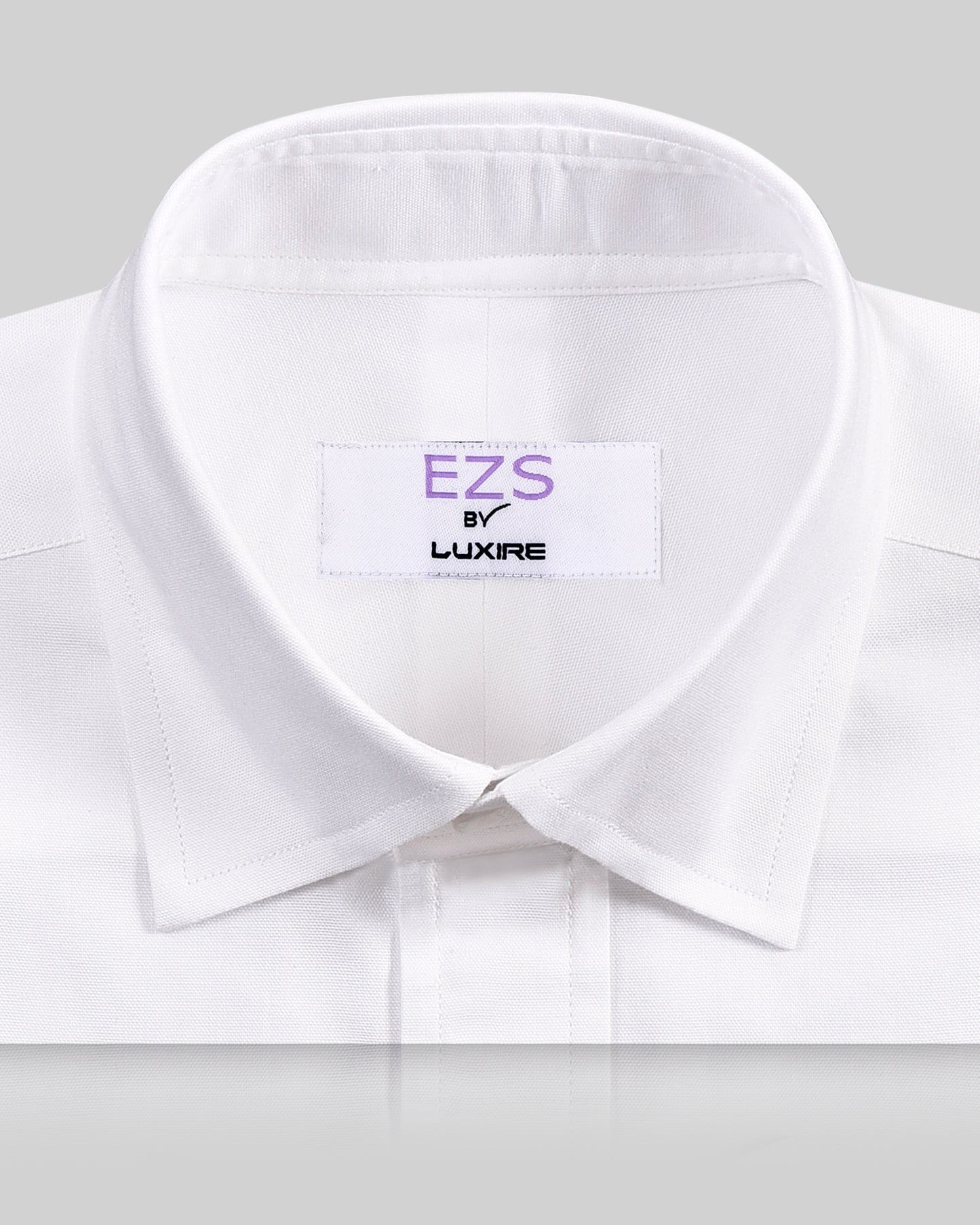 EZS White Pinpoint Oxford Shirt