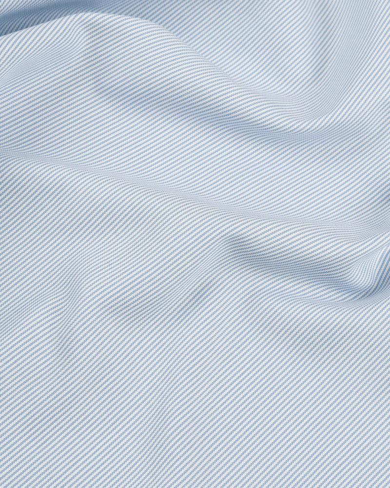 EZS Sky Blue Mille Stripes Shirt