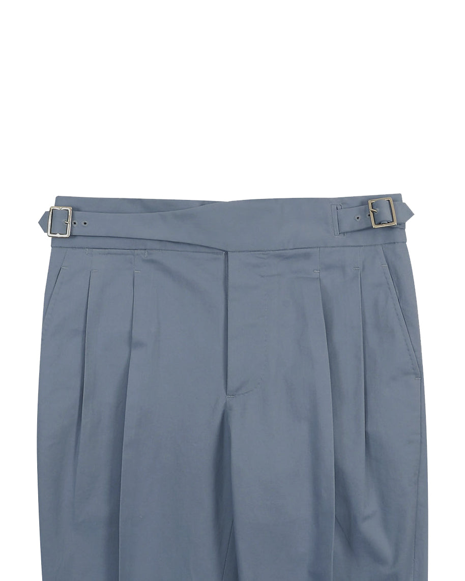 Gurkha Pant in Soft Blue Grey Stretch Twill Pants - 2