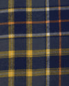 Grey Yellow Tartan Twill