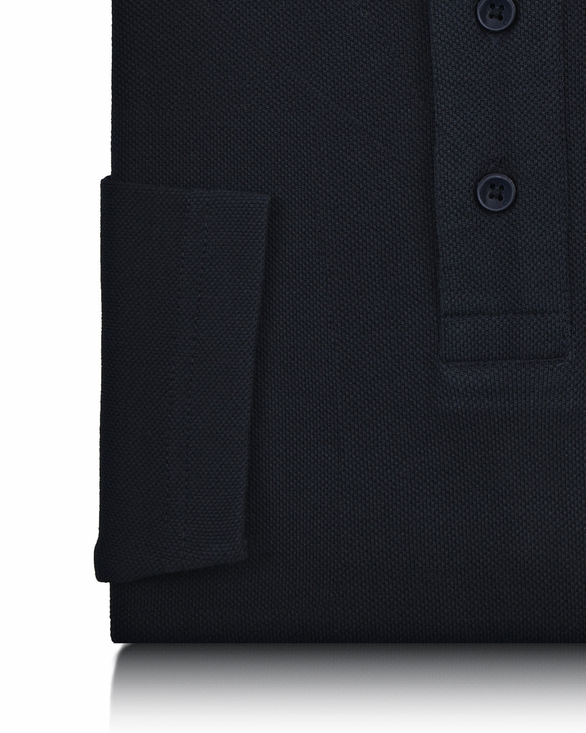 EZS Aria Navy Long Sleeve Polo - 4