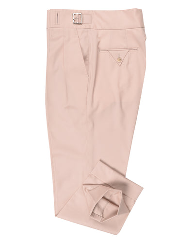 Gurkha Pant in VBC 100% Wool: Beige Twill