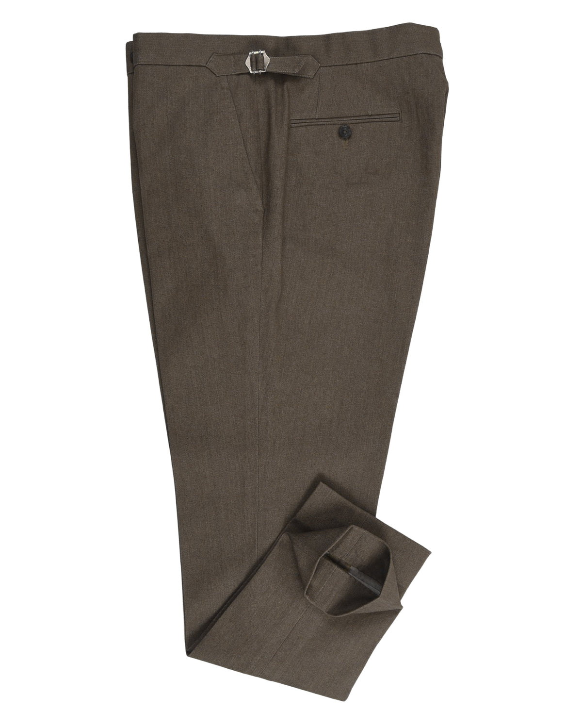 Khaki Stretchable Denim - 2