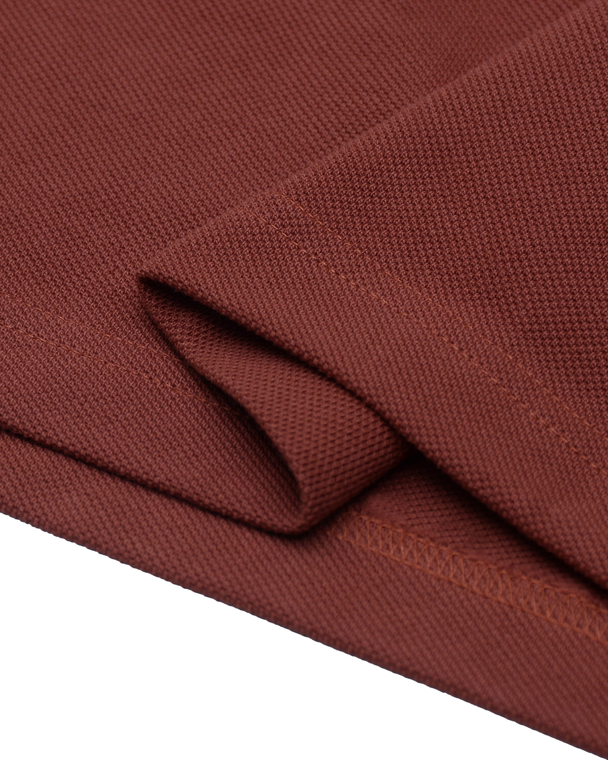 EZS Aria Rust Long Sleeve Polo - 10