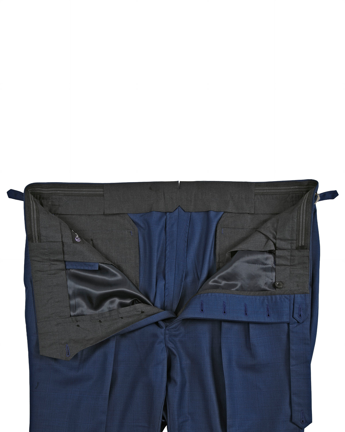 Drago: Super 160s Royal-Blue Prince of Wales Checks - 5