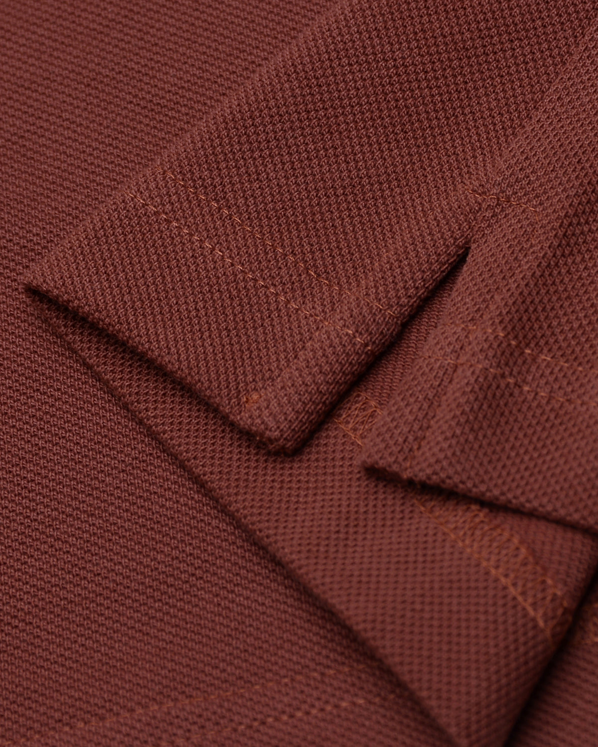 EZS Aria Rust Long Sleeve Polo - 7