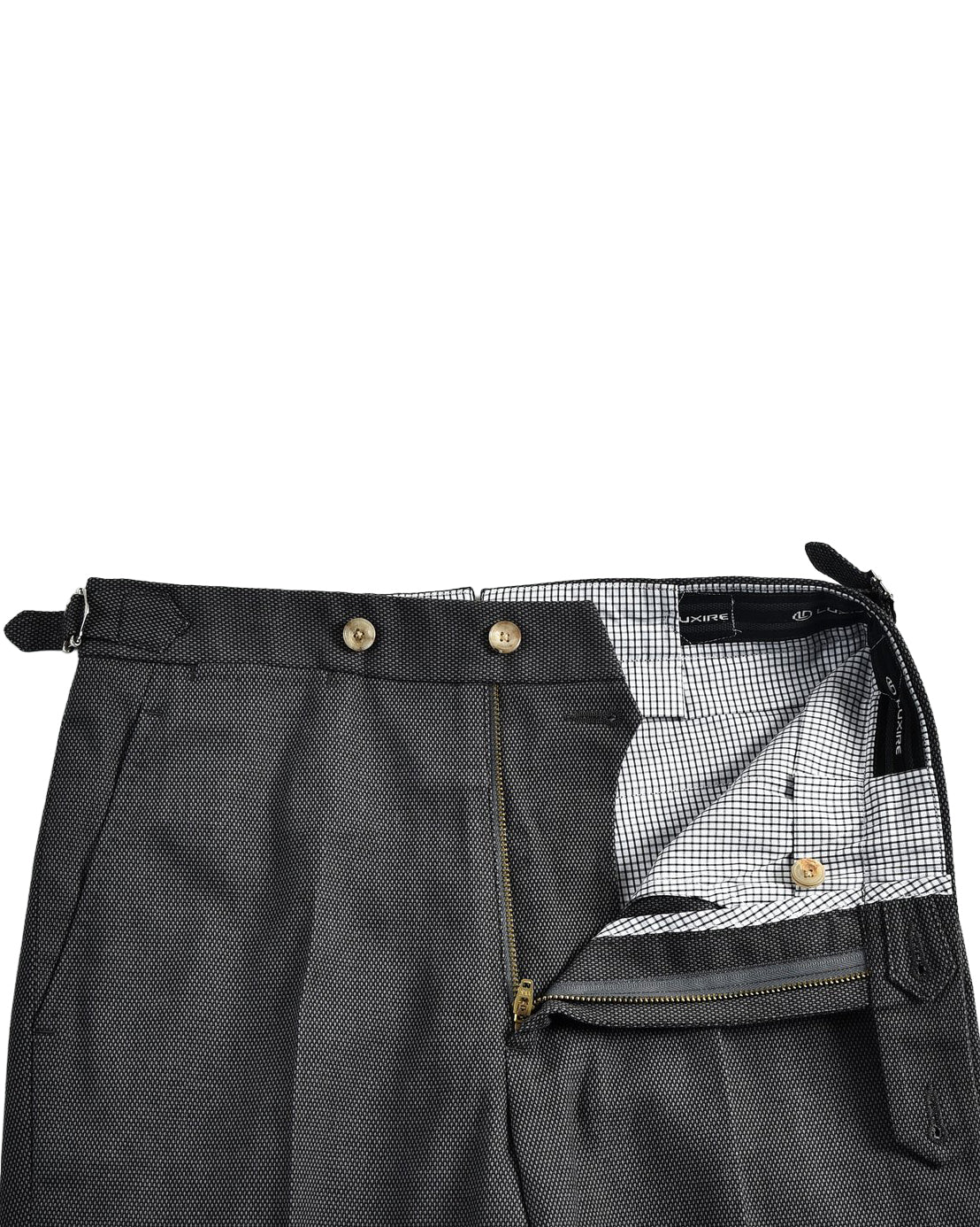 Light & Dark Grey Dotted Twill - 4