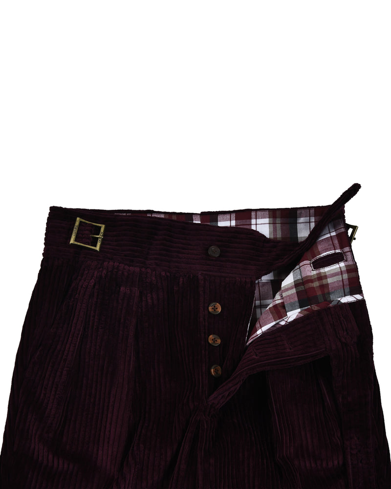 Modrone 4 Wale-Maroon Corduroy