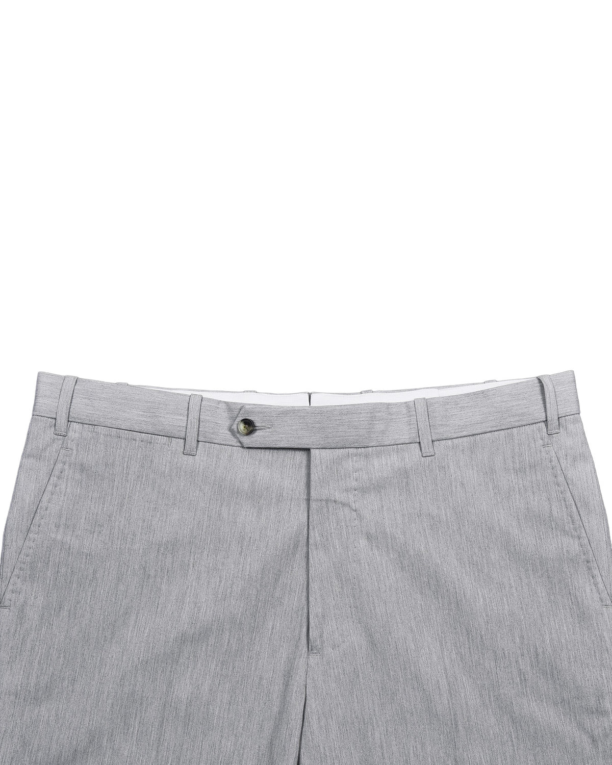 Light Grey Cotton Dress Pants - 3