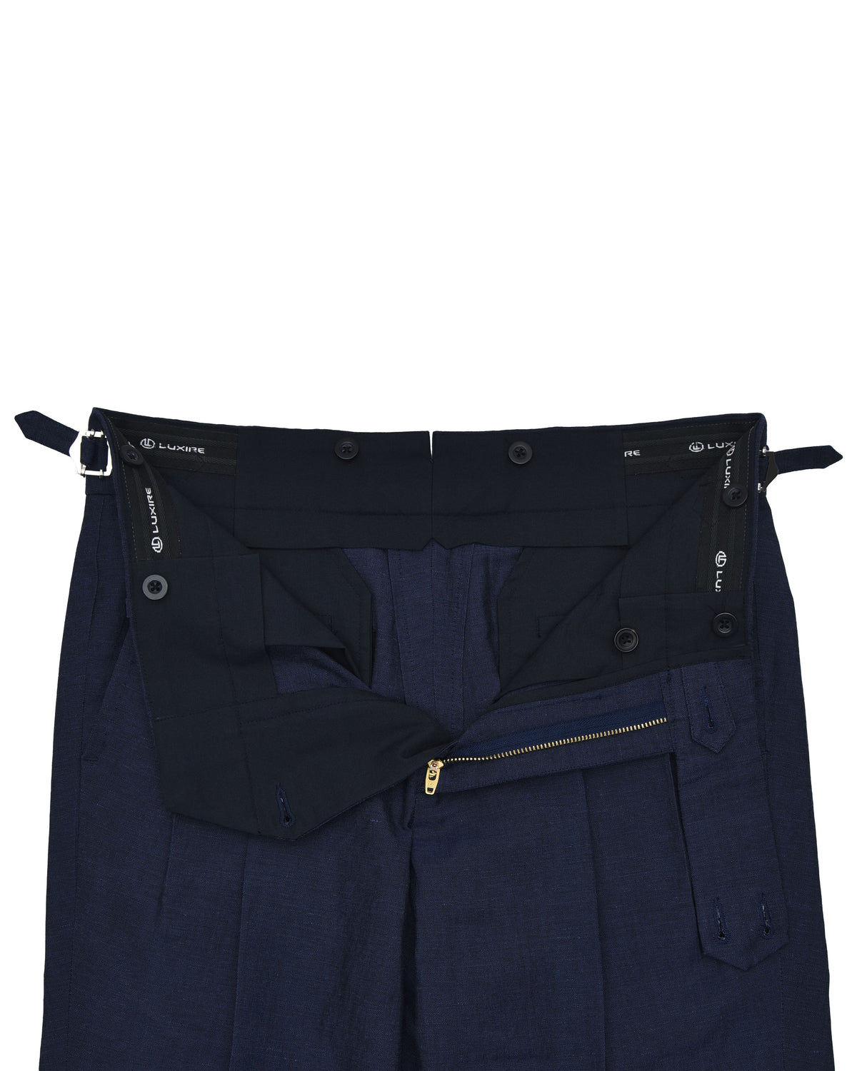 VBC: Navy Blue Wool-Linen - 5