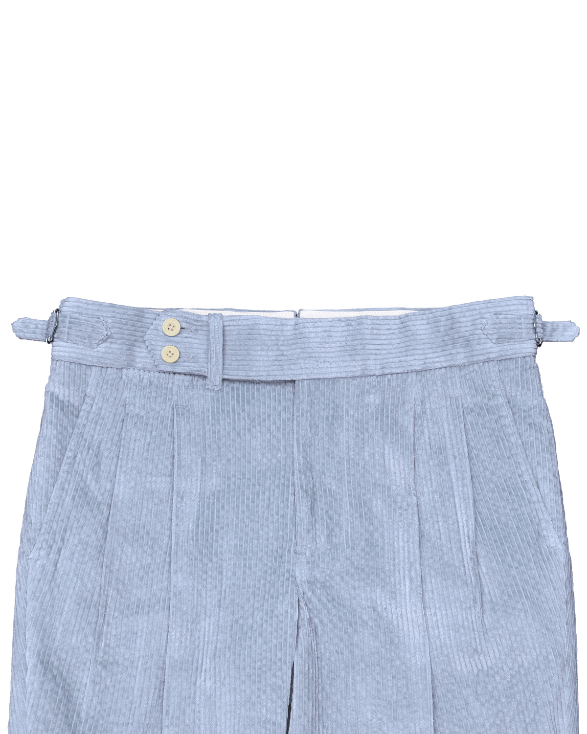 Modrone Corduroy Seersucker Bluish-Gray -8 Wale - 3