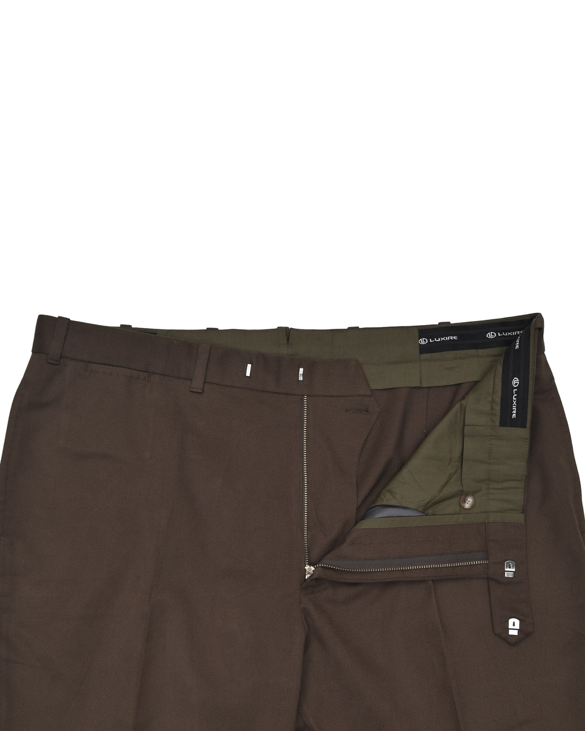 Dacota Soft Dark Brown Stretch Twill Pants - 4