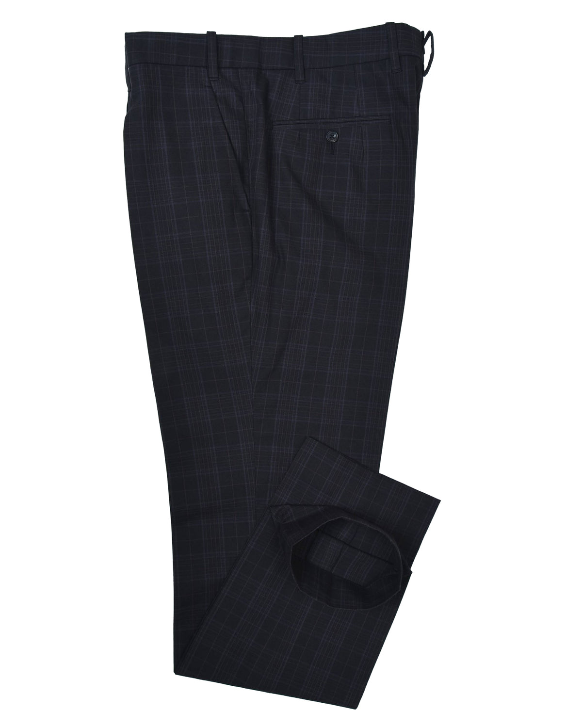 Black Grey Checks Pant - 3