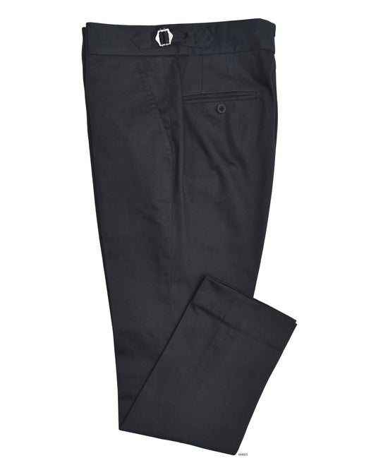 Dark Charcoal Grey Twill Pant