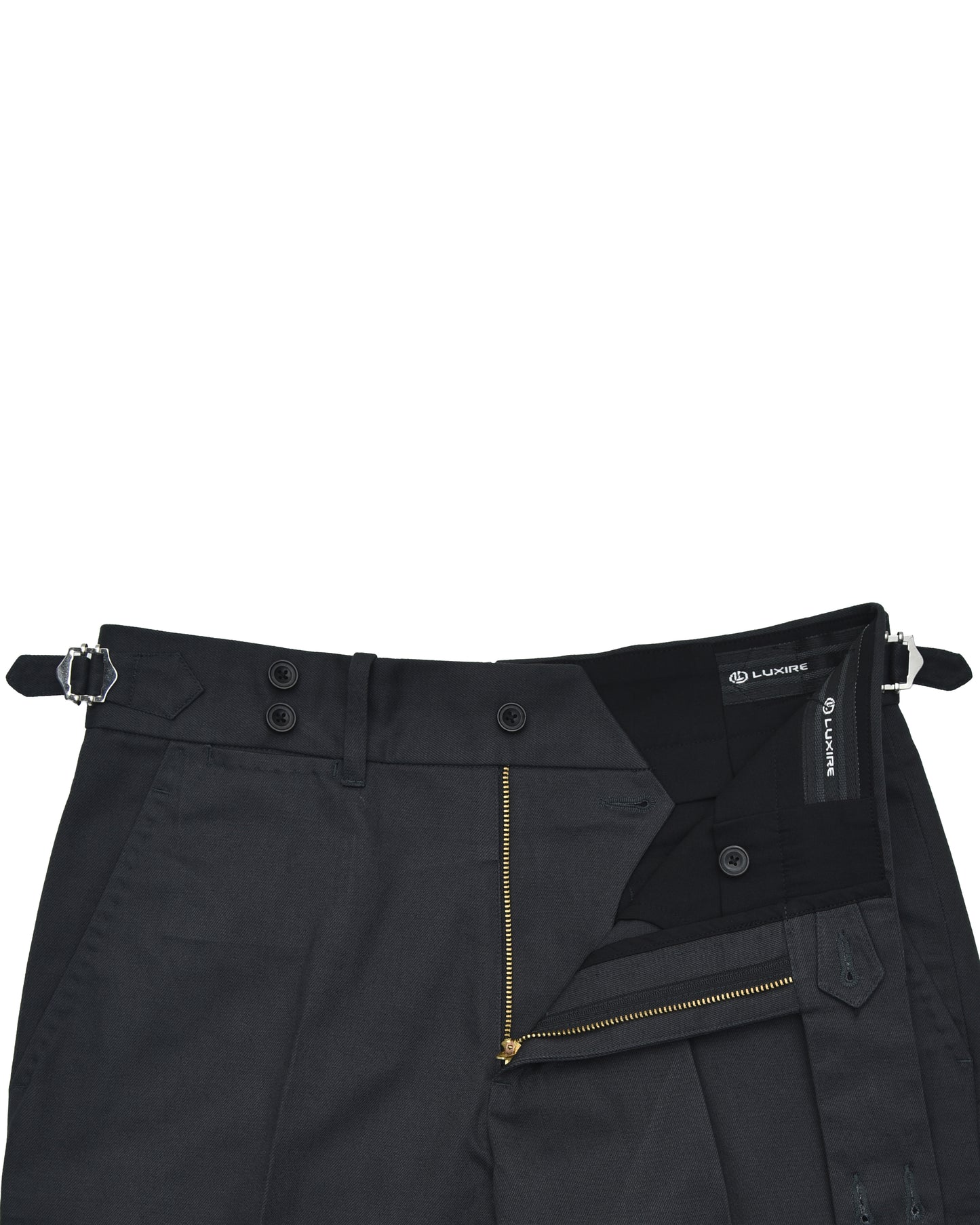 Dark Charcoal Grey Twill Pant