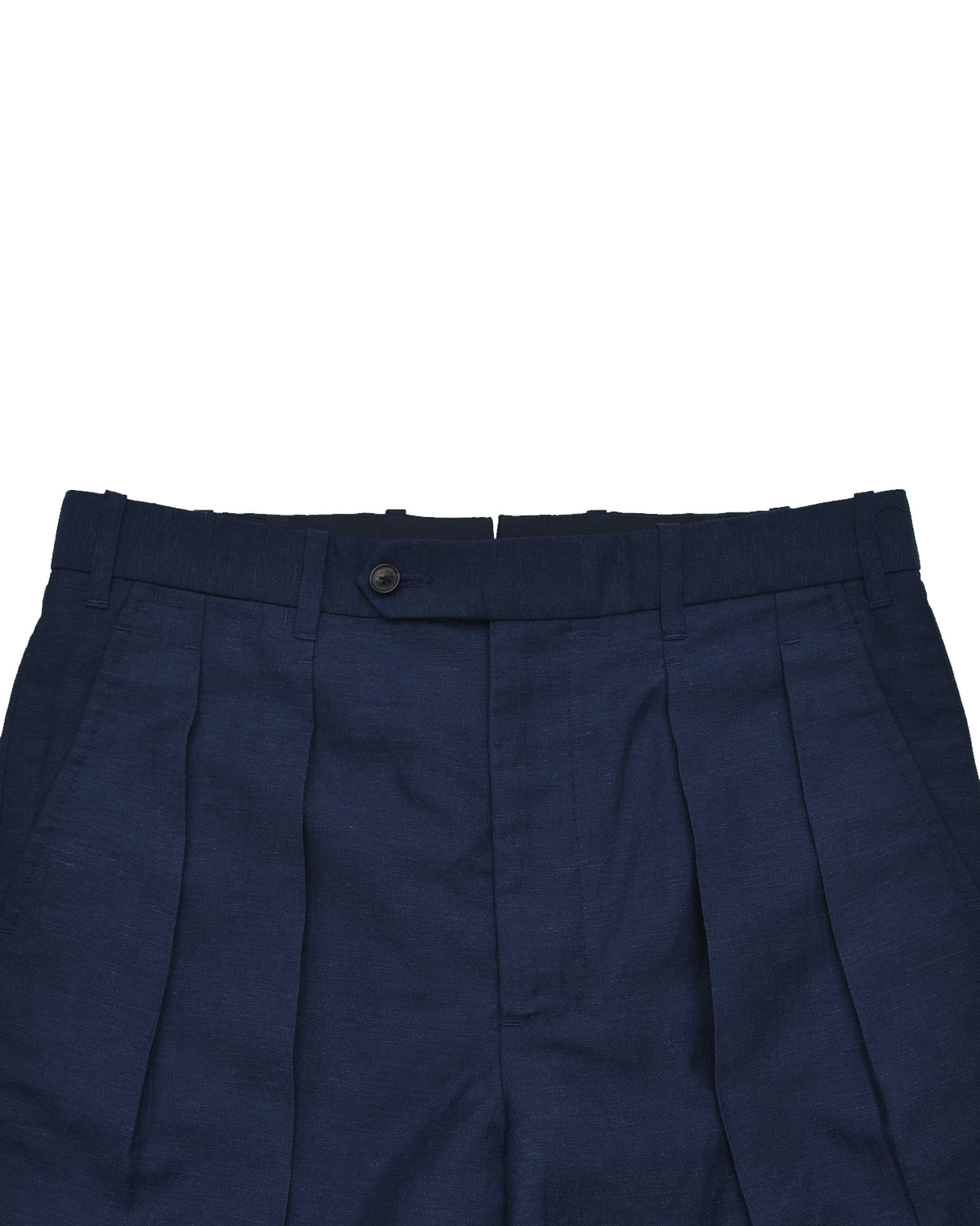 VBC: Navy Blue Wool-Linen - 2