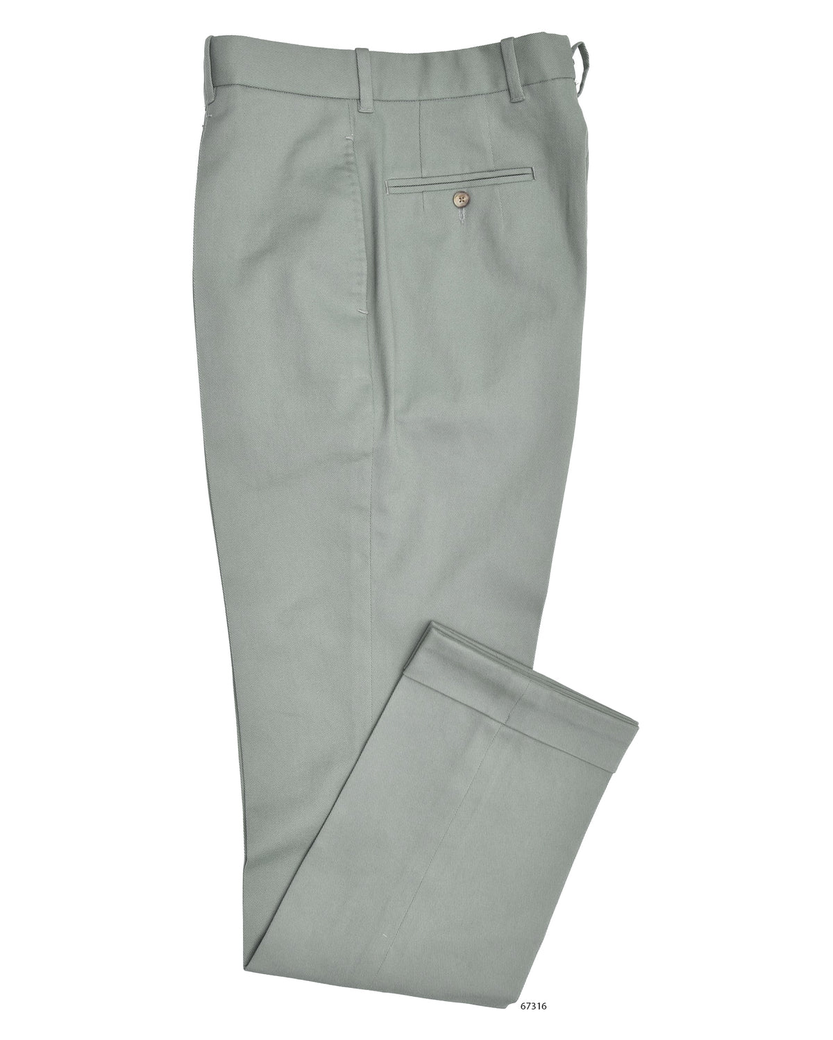 Laurel Green Twill Pants - 1