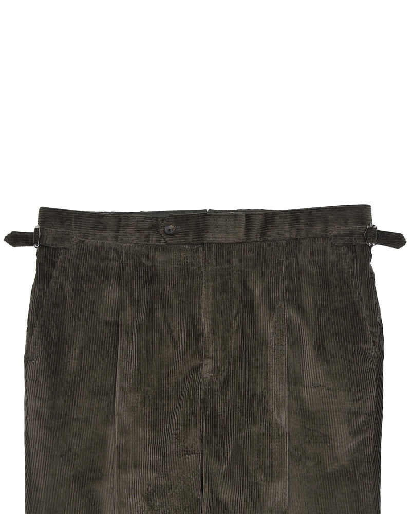 Modrone Corduroy Green Olive - 8 Wale