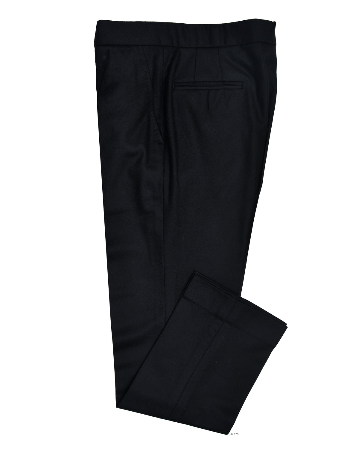 VBC Black 100% Wool Flannel - 1