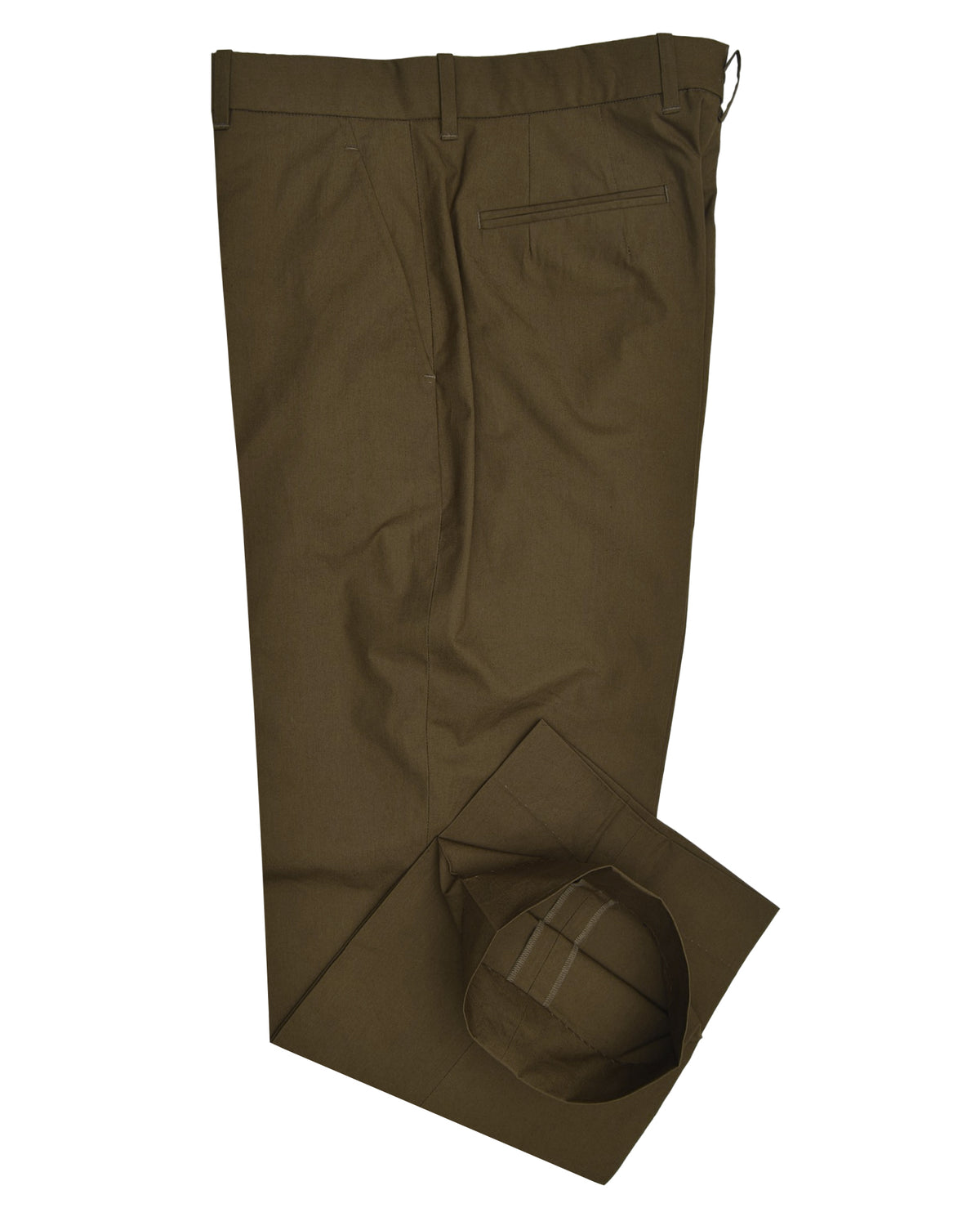 Greenish Khaki Plain Chino - 2