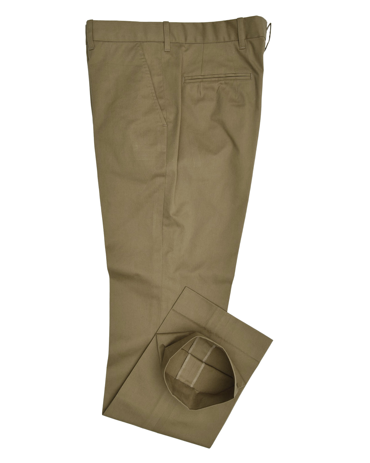 Golden Khaki Twill Pants - 2