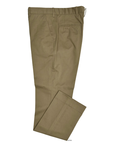 Golden Khaki Twill Pants