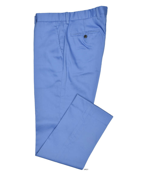 Light Cobalt Blue Twill Pants