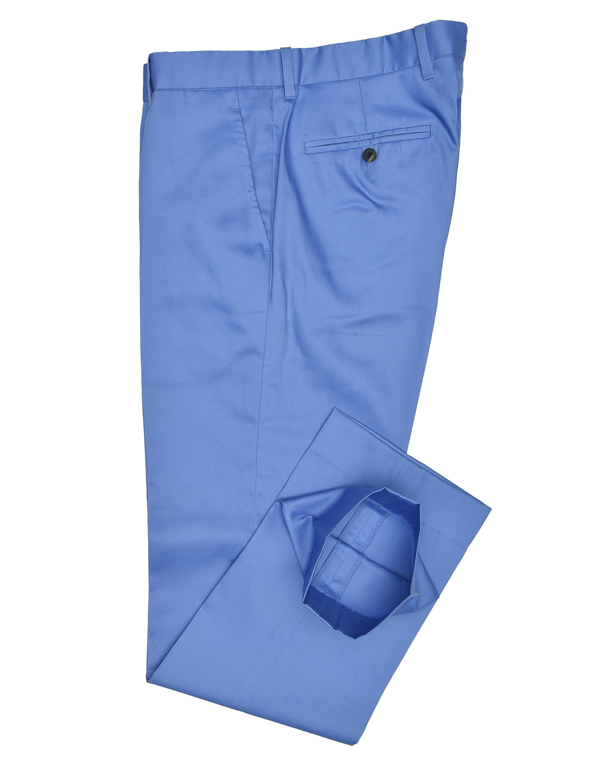 Light Cobalt Blue Twill Pants - 2