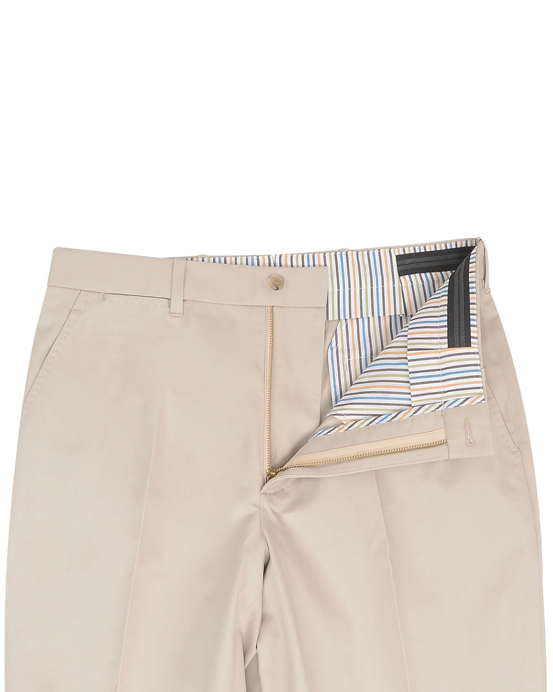 Beige Cotton Chino - 3
