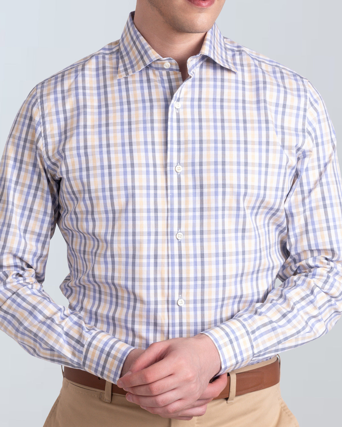 Country Blue Yellow Tatersall Shirt - 1