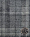 Drapers Black and White Glen Plaid Checks Suit