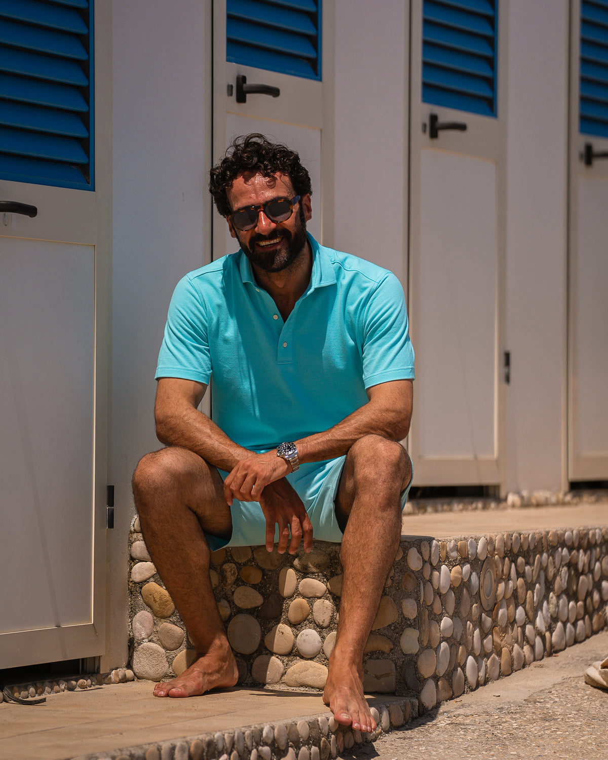 Ice Blue Polo T-Shirt - 3