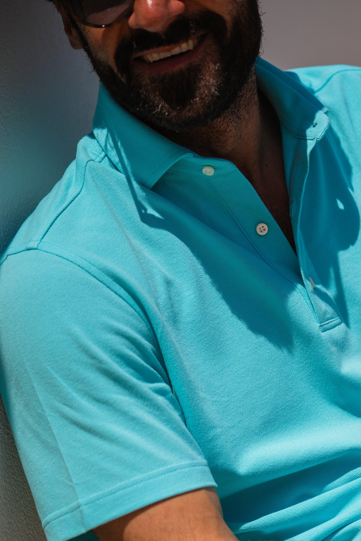 Ice Blue Polo T-Shirt - 6