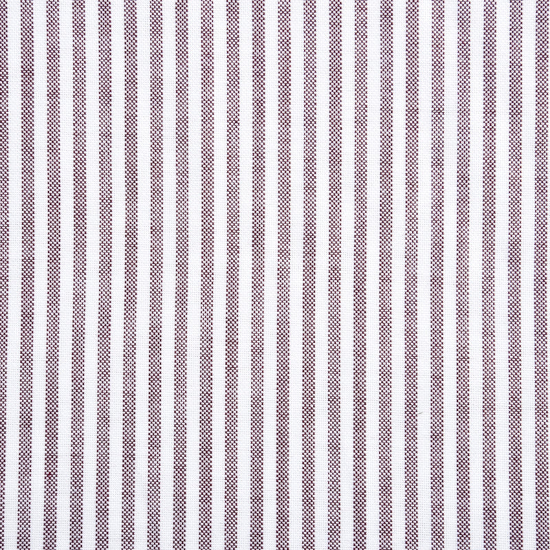 Maroon University Stripes Wrinkle Resistant Oxford Shirt